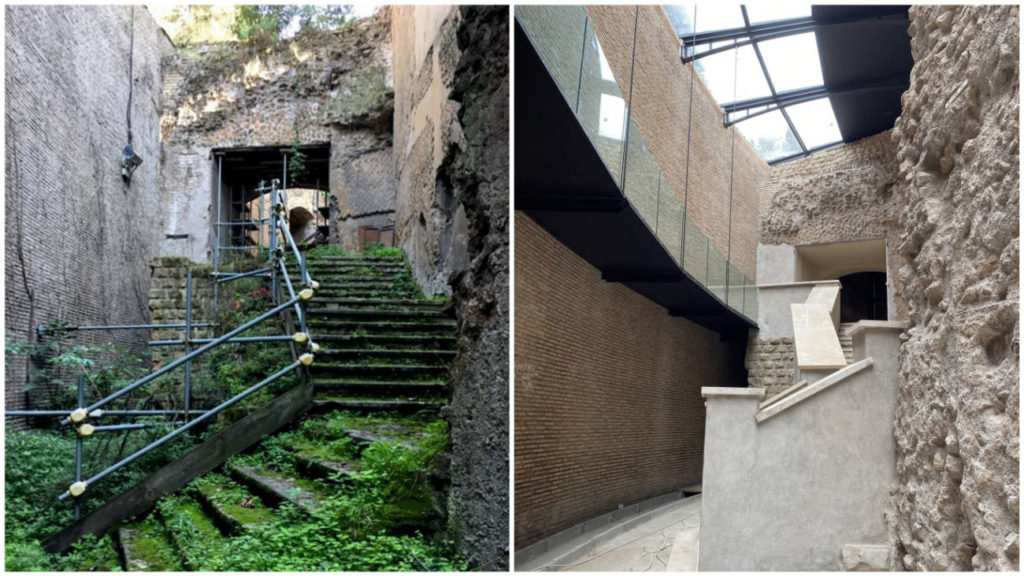I lavori di restauro del Mausoleo di Augusto